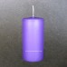 12cm x 6cm Purple Pillar Candles